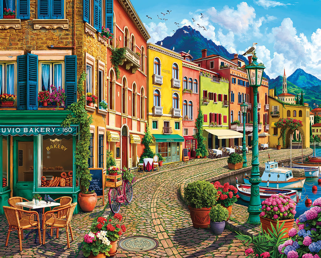 Cafe on The Water (1522pz) - 1000 Piece Jigsaw Puzzle