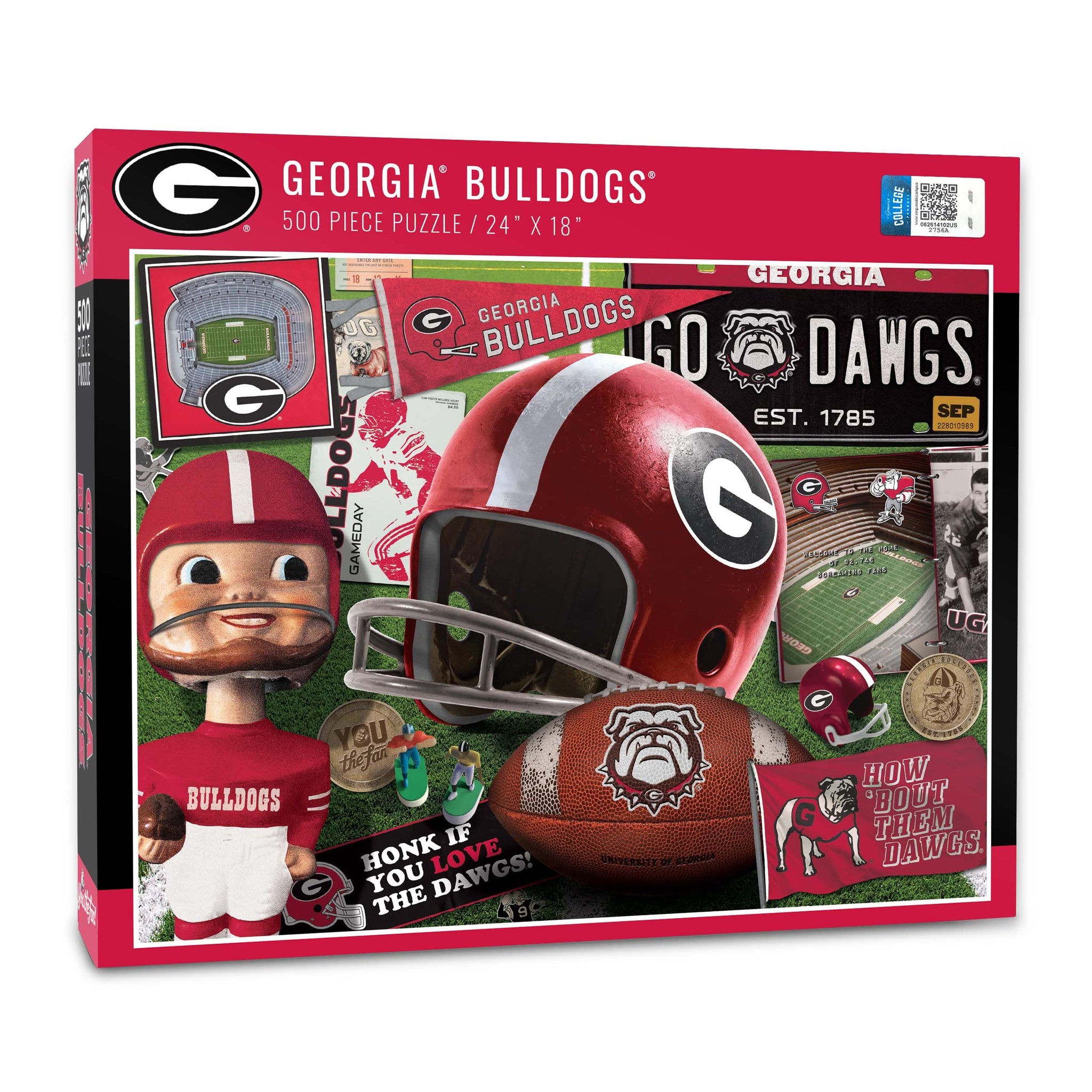 Georgia Bulldogs Retro Series (950196) 500 Pieces