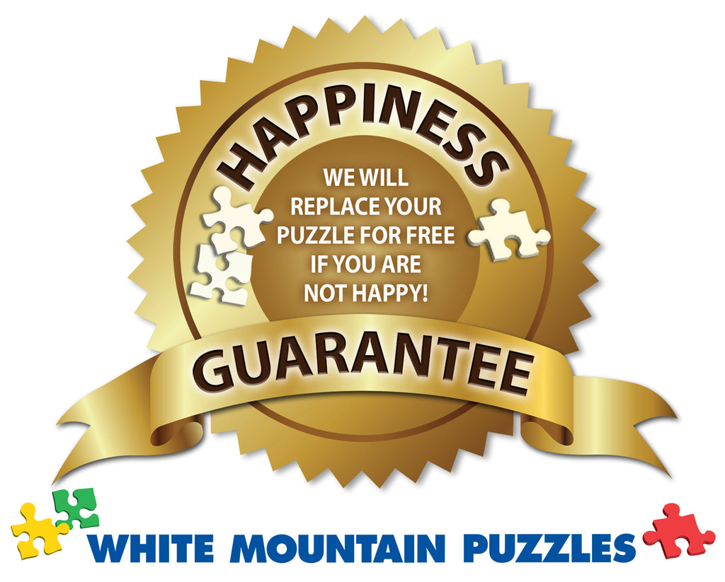 Happiness Guarantee! We'll replace your puzzle for free if you are not happy!