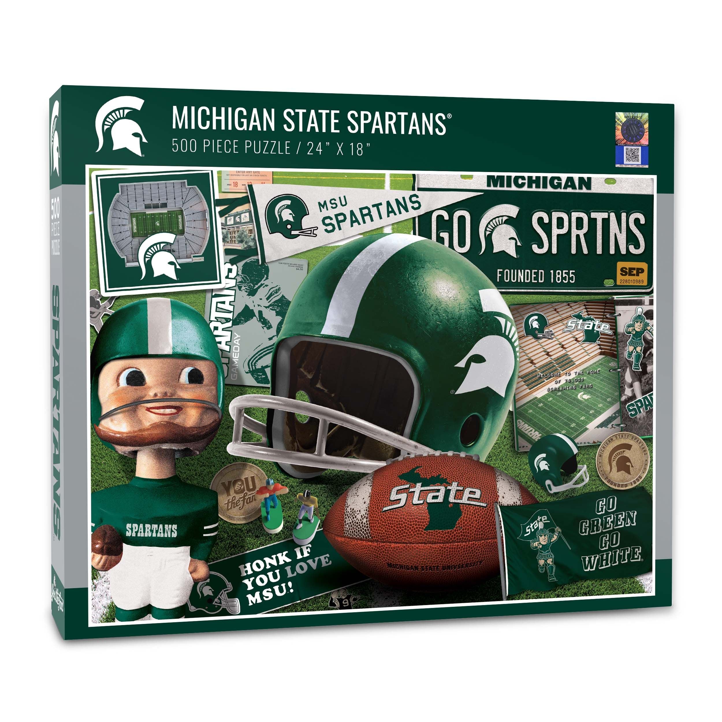 Michigan State Spartans - 500 Piece Puzzle – White Mountain Puzzles