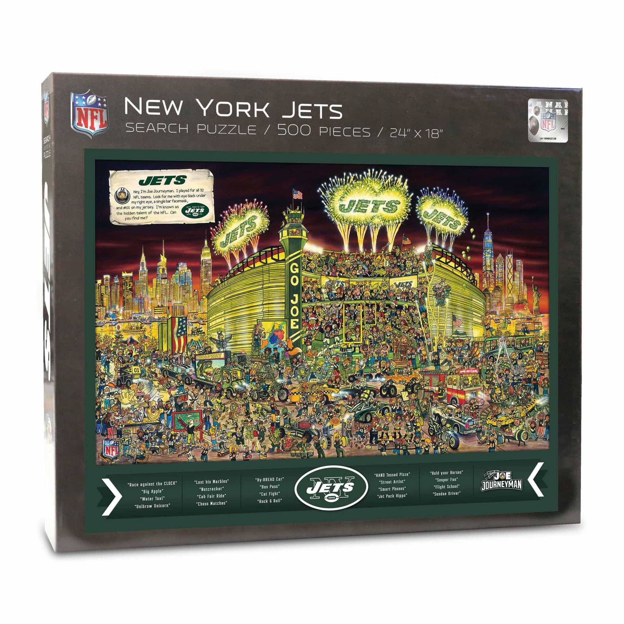 New York Jets - 500 Piece Jigsaw Puzzle – White Mountain Puzzles